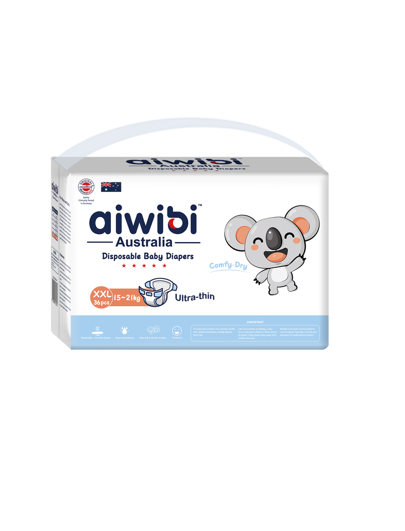 Aiwibi Comfy-Dry Մանկական Տակդիրներ XXL 15-21կգ 36 հատ